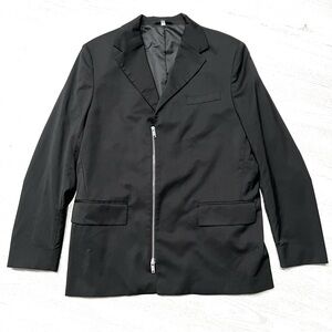 COS Men’s Longline Zipped Blazer In Black Size 40R